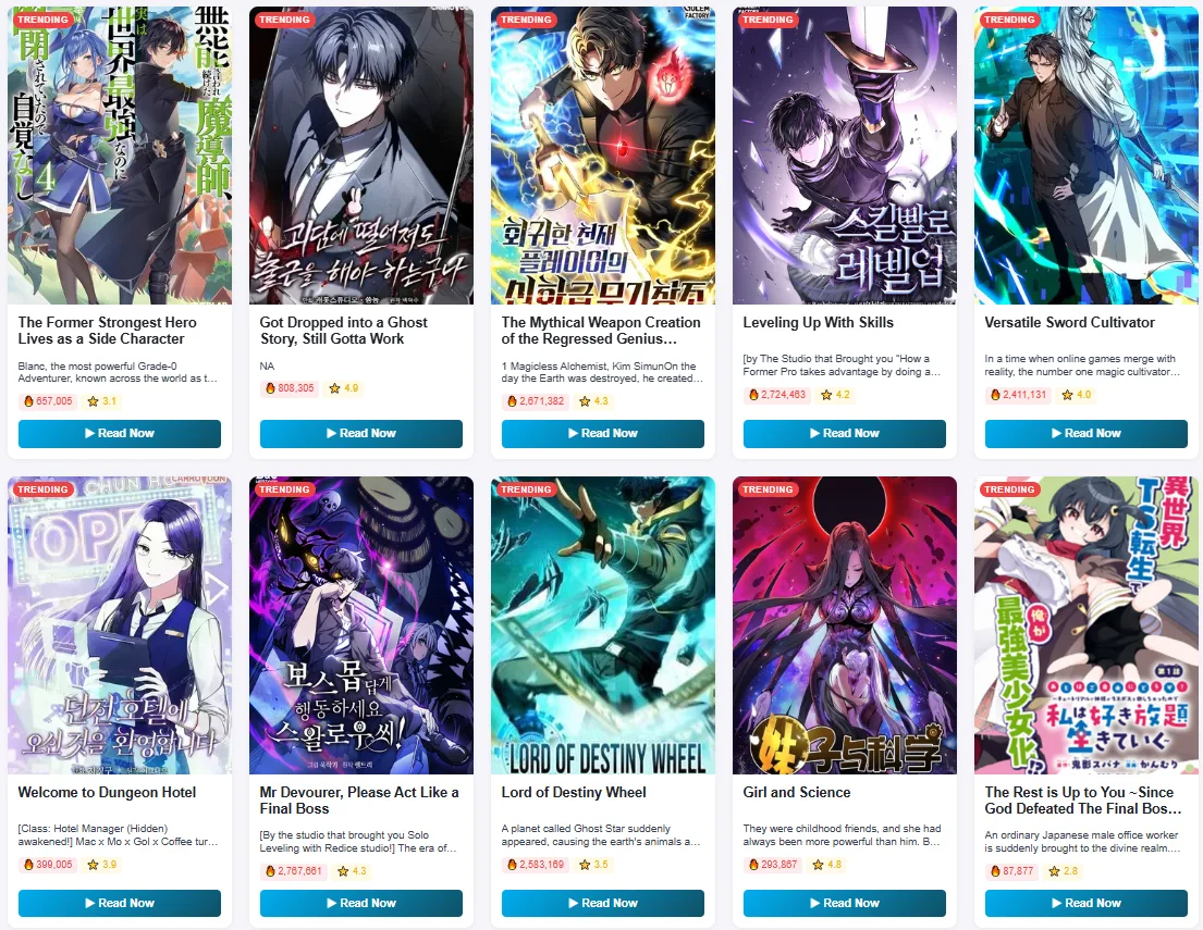 MGEKO manga and manhwa library